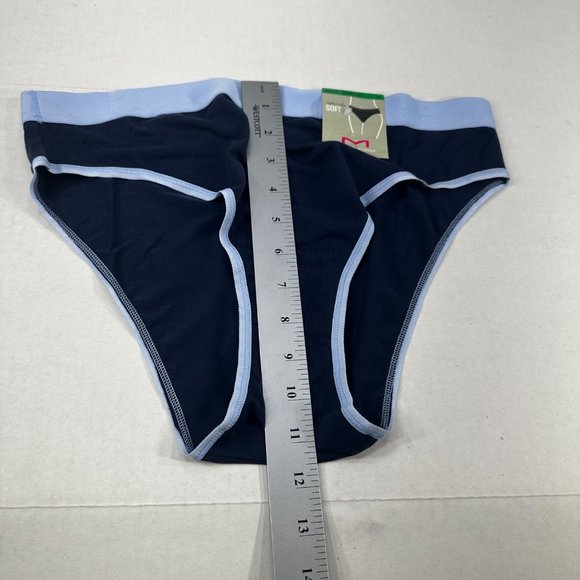 Women's Black and Blue Intimate Briefs - Picture 7 of 8